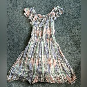 White colorful girls/women’s dress